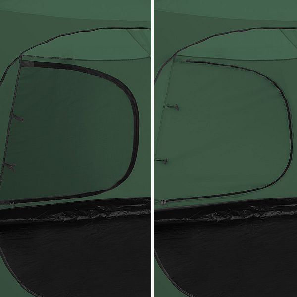 Туристичний намет Nils Camp NC6013 Rocker зелено-червоний