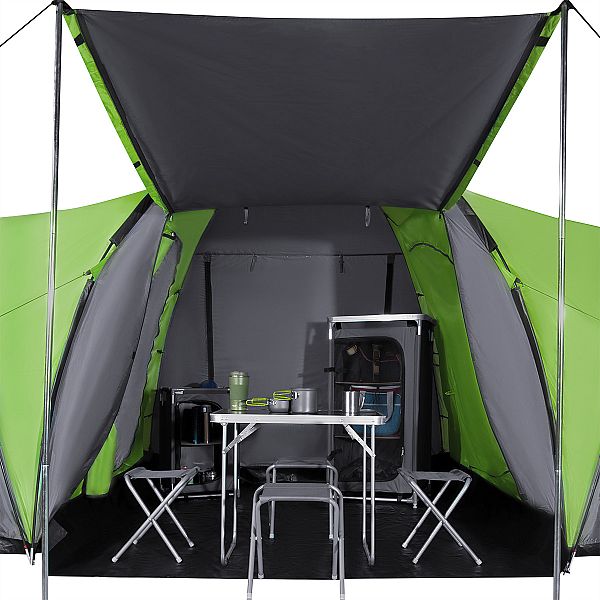 Туристичний намет Nils Camp NC6031 Highland зелено-сірий