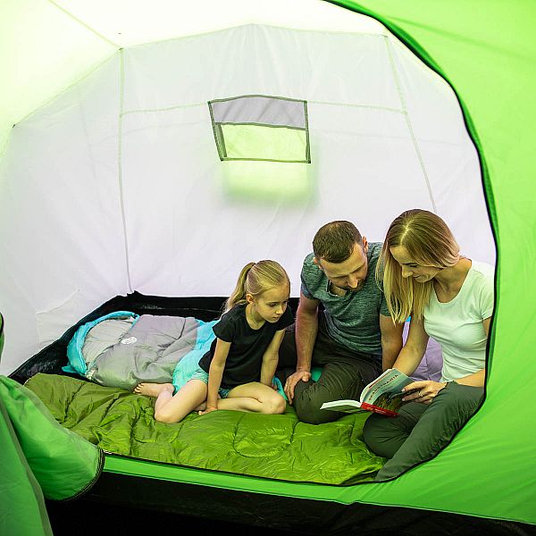 Туристичний намет Nils Camp NC6031 Highland зелено-сірий