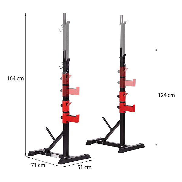 Регульовані стійки для штанги HMS STR25