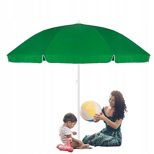 Пляжна (садова) парасолька посилена з регульованою висотою Springos 240 см BU0004