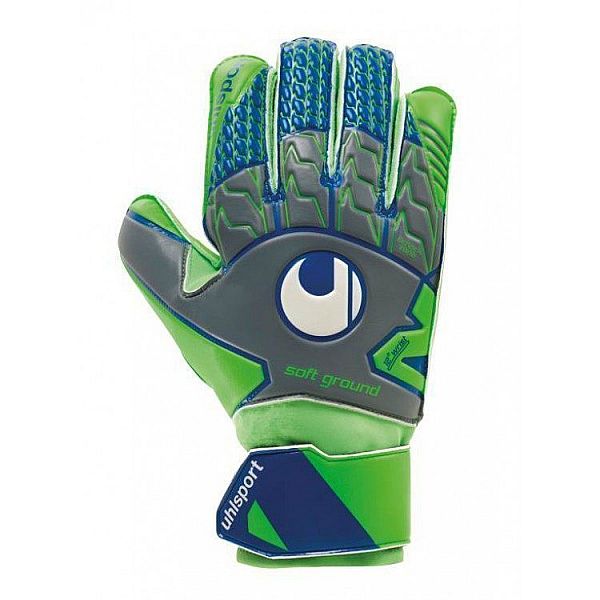 Вратарские перчатки Uhlsport Tensiongreen Soft Pro Size 7 Green/Blue