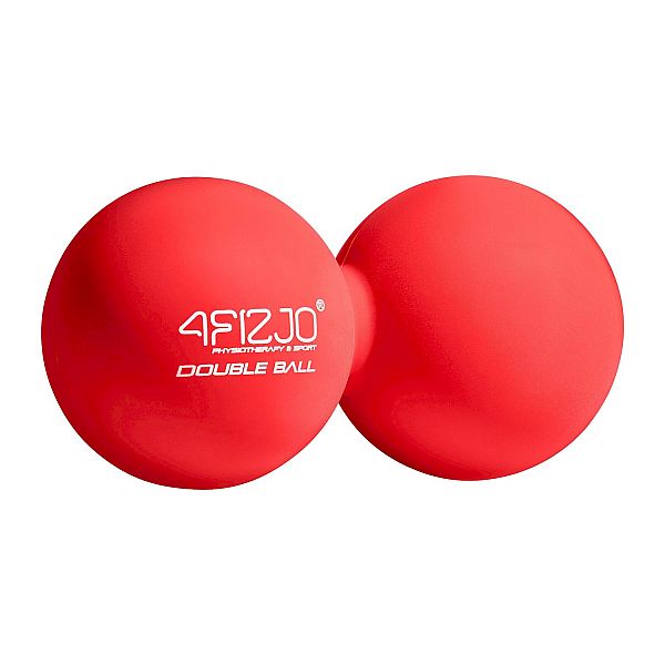 М'яч масажний подвійний 4FIZJO Lacrosse Double Ball 6,5 х 13,5 см 4FJ1219 Червоний