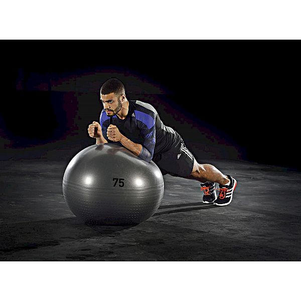Adidas м'яч гімнастичний 65см сірий ADBL-13246GR