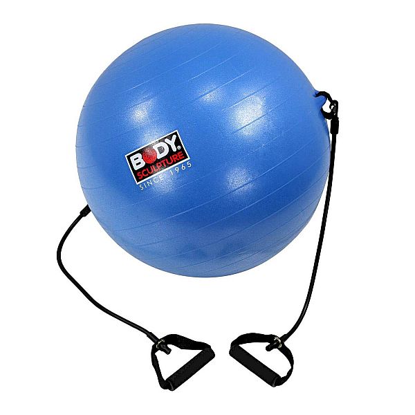Body Sculpture мяч гимнастический с фитнес-резиной ANTI-BURST BB 001TR 65см