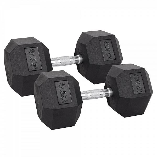 Набір шестигранних гантелей inSPORTline Hexsteel 2 x 3-40 кг