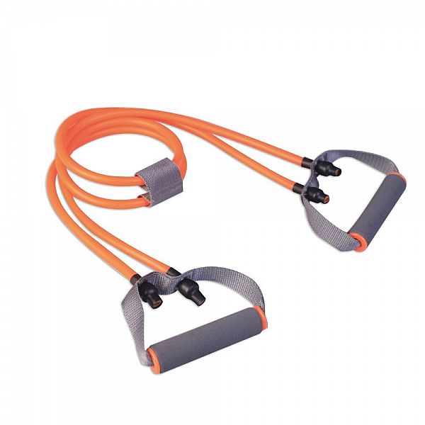 Эспандер LiveUp Dual Tube Exerciser Orange (LS3652)