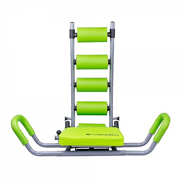 Коляска для мишок брюшного преса inSPORTline AB Perfect Twist, зелена