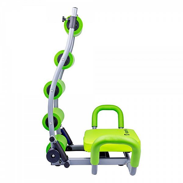 Коляска для мишок брюшного преса inSPORTline AB Perfect Twist, зелена