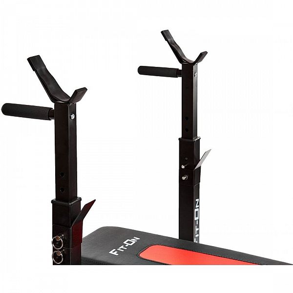 Скамья тренировочная Fit-On FN-S101 + штанга 118кг