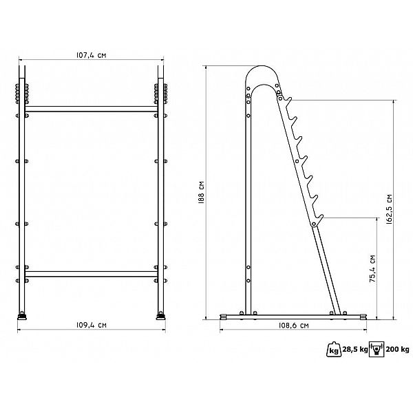 Силовий набір Marbo Sport MH10
