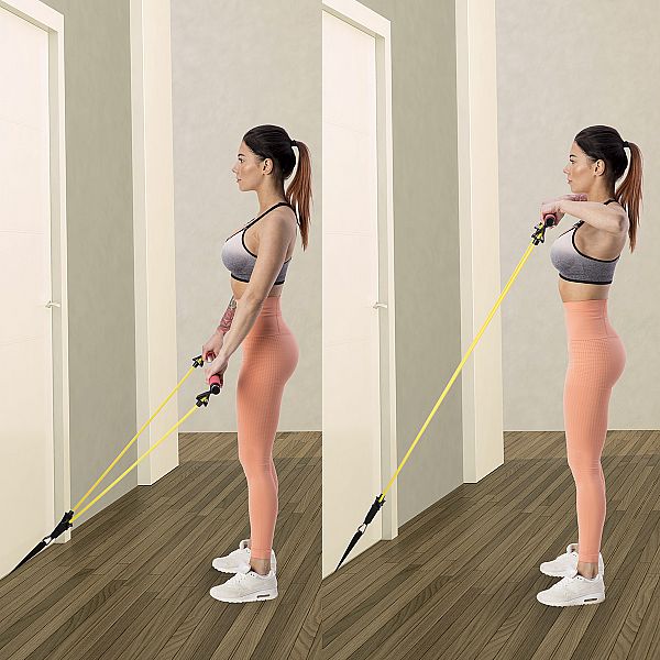 Переводчик с эспандерами для пилатеса HMS DC31