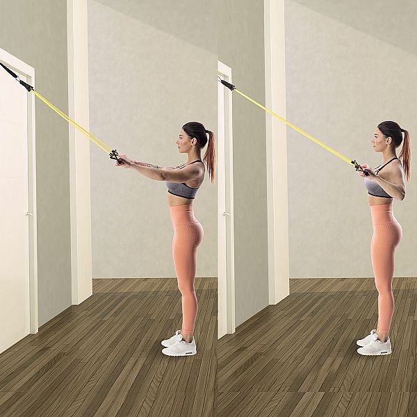 Переводчик с эспандерами для пилатеса HMS DC31