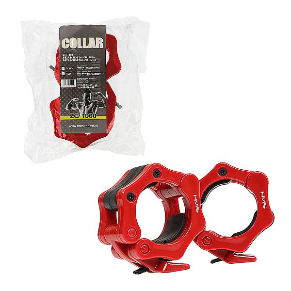 Олимпийский прямой гриф 2.2м ⌀50мм HMS GOP220 с зажимами ZG1000B