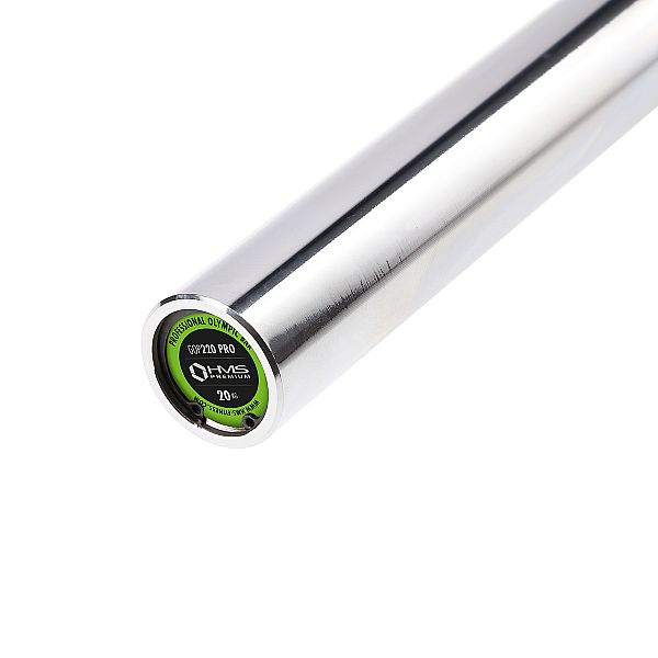 Олимпийский прямой гриф 2.2м ⌀50мм HMS GOP220 с зажимами ZG1000B