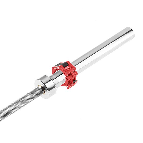 Олимпийский прямой гриф 2.2м ⌀50мм HMS GOP220 с зажимами ZG1000B