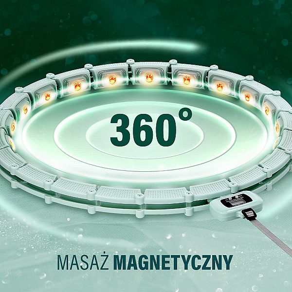 Хула-хуп магнітний з тягарцем та лічильником HMS Set HHM14, зелений