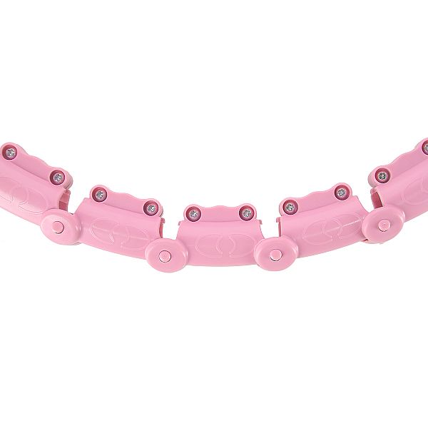 Хула-хуп с тяжестью PlusSize HMS HHW11 60-126 см, розовый