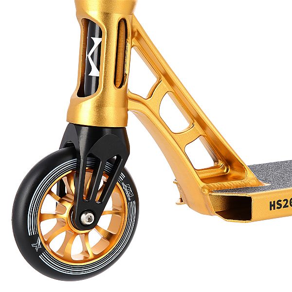 Трюковий самокат Nils Extreme HS202 Pro чорно-золотий