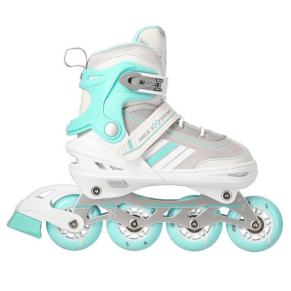Роликові ковзани 2в1 Nils Extreme NH18191 роз. S 29-33 біло-м'ятний