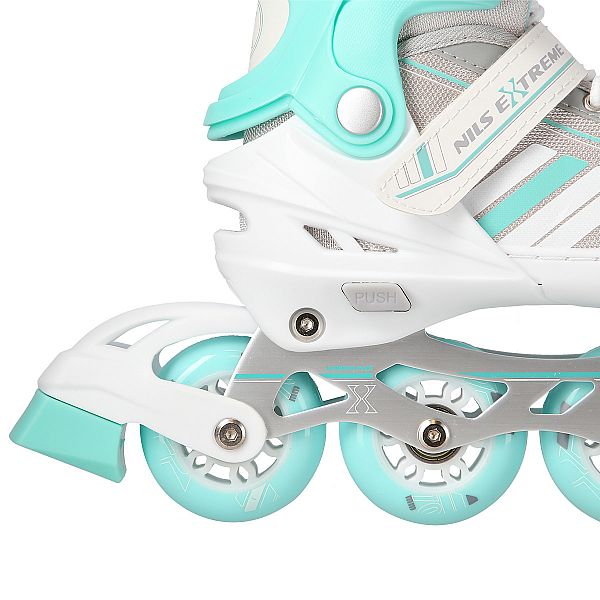 Роликові ковзани 2в1 Nils Extreme NH18191 роз. S 29-33 біло-м'ятний