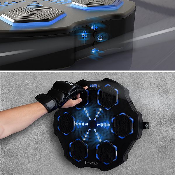 TB02 ИНТЕЛЛЕКТУАЛЬНАЯ МУЗЫКАЛЬНАЯ БОКС-МАШИНА BLUETOOTH С ПЕРЧАТКАМИ HMS