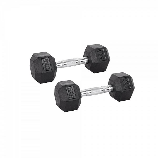 Набір шестигранних гантелей inSPORTline Hexsteel 2 x 3-40 кг