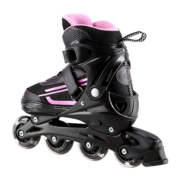 Дитячі роликові ковзани Nils Extreme NJ19803A LED розм. S 31-34 рожевий