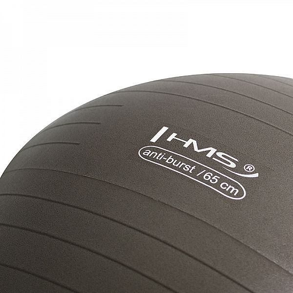 Мяч гимнастический HMS YB02 Anti-Burst Brown 65см