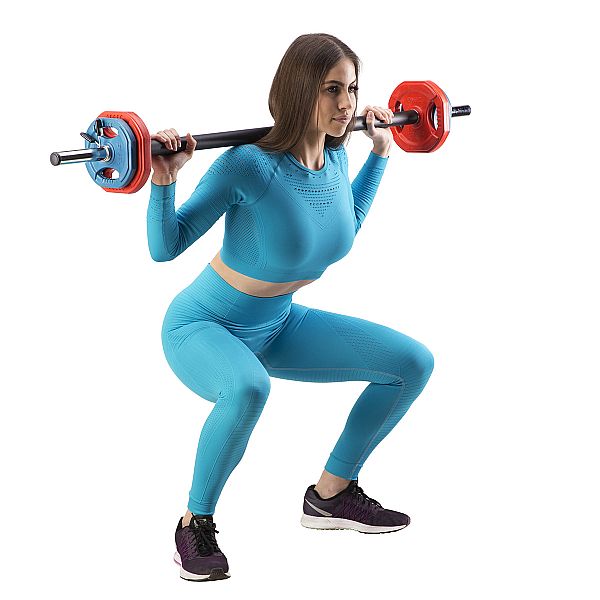 Гриф для бодипамп/фитнеса 30мм/140см 17,5кг HMS GBP01