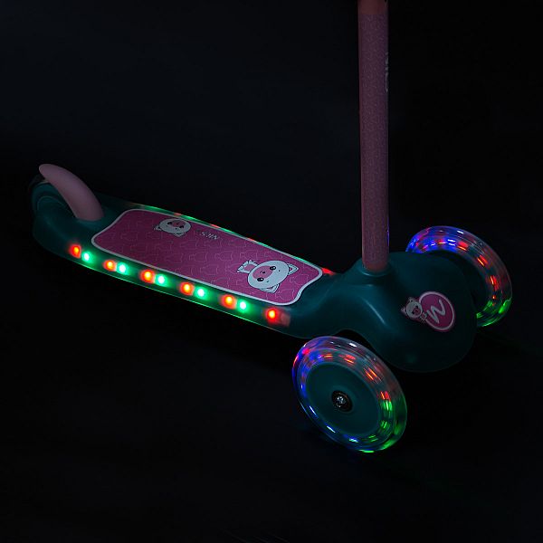 Самокат дитячий Nils Fun HLB001 бірюзовий