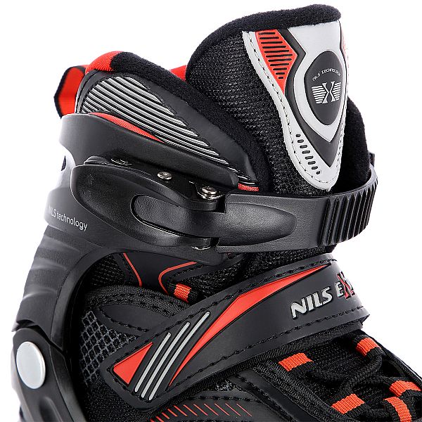 Роликові ковзани Nils Extreme NA9080 розм. S 31-34 чорно-червоний