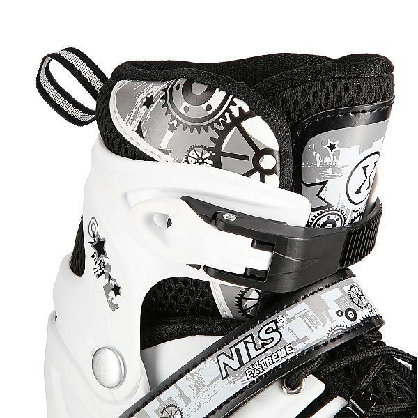 Роликові ковзани 2в1 Nils Extreme NH10905 LED розм. S 31-34 білий