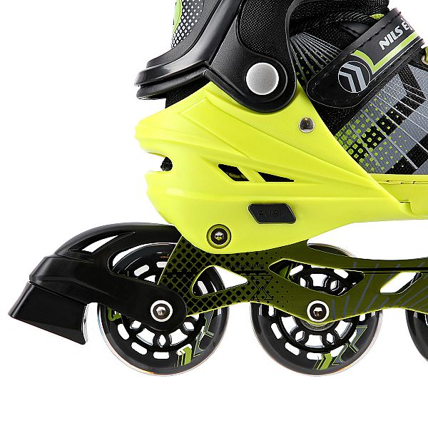 Роликові ковзани 4в1 Nils Extreme NH18192 розм. S 29-33 чорно-зелений