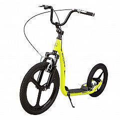 Самокат з пневмоколесами 20/16'' Nils Extreme WHS300 жовтий
