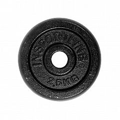 Диск сталевий 30мм inSPORTline Blacksteel 2,5 кг