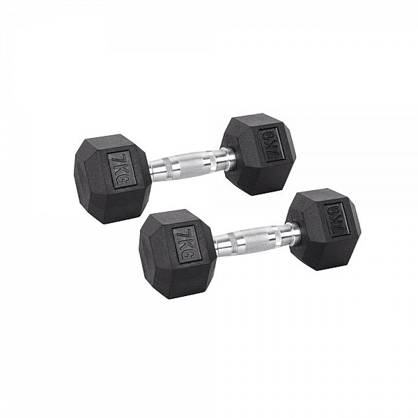Набір шестигранних гантелей inSPORTline Hexsteel 2 x 3-40 кг