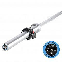 Гриф олимпийский 50мм/220см 900кг HMS Premium GO900 + зажимы