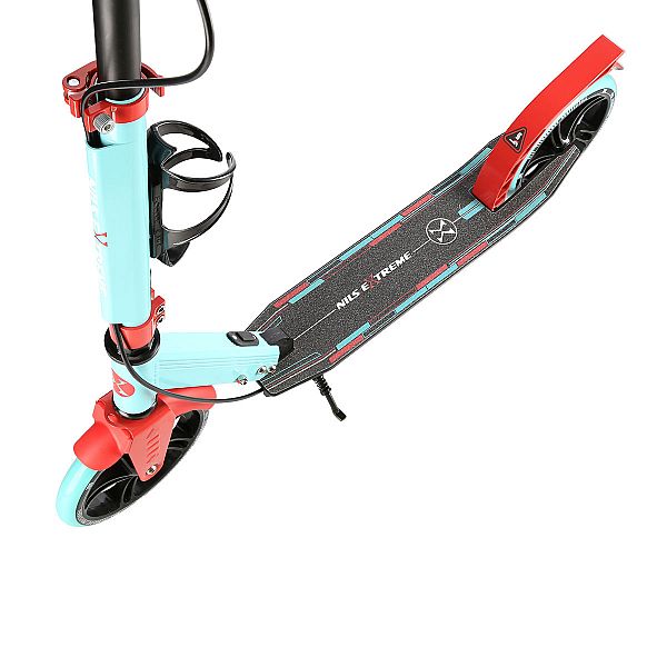 Самокат Nils Extreme HM2170 м'ятно-червоний