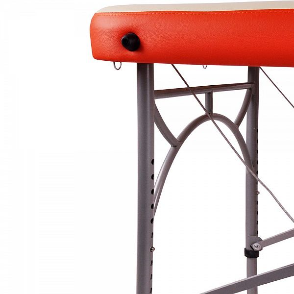 Професійний масажний стіл inSPORTline Tamati, кремово-білий