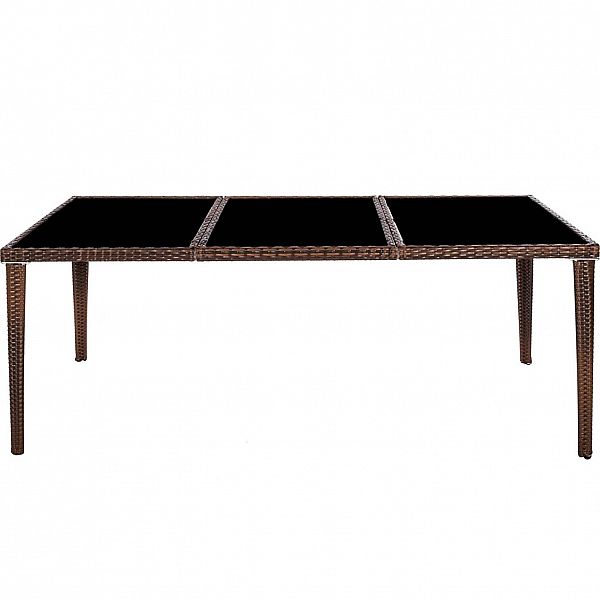 Садові меблі Technorattan Monaco чорно-коричневий