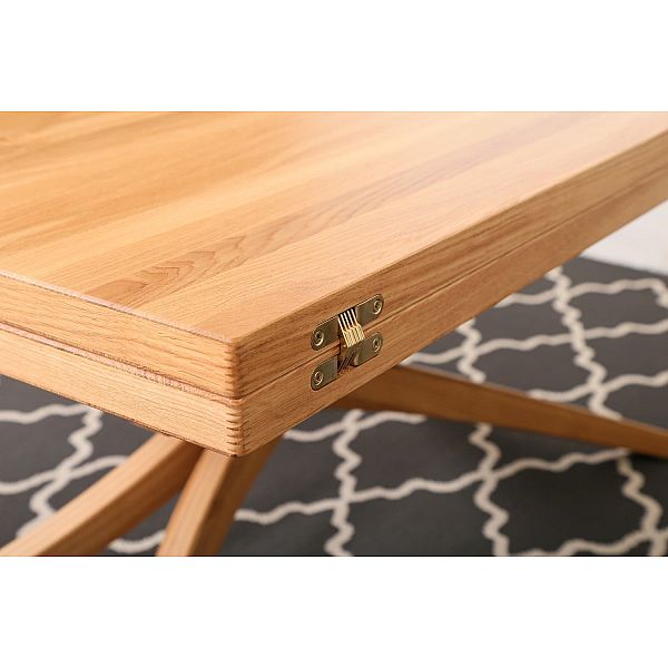 Стол дубовый журнально-обеденный Transformer Natural
