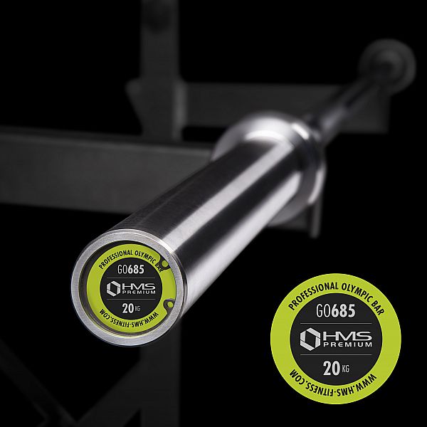Гриф олимпийский 50мм/220см 680кг HMS Premium GO685