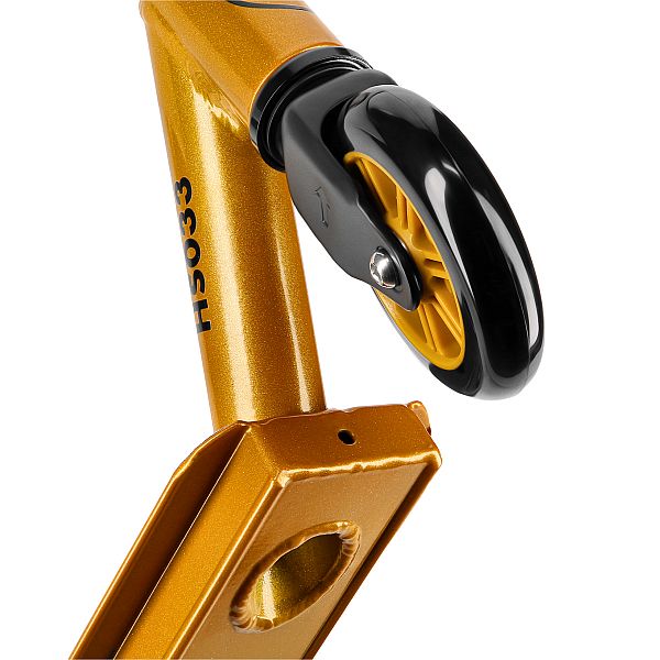 Трюковий самокат Nils Extreme HS033, чорно-золотий