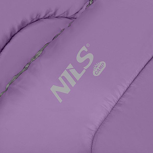 Спальний мішок Nils Camp NC2008 розм. M сіро-фіолетовий