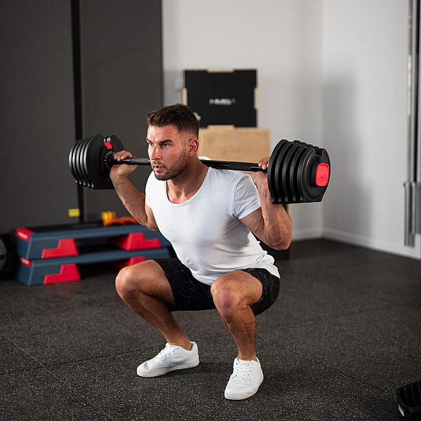 Набірна штанга + гантель HMS SGR40 PRO SET 2IN1 43.5кг