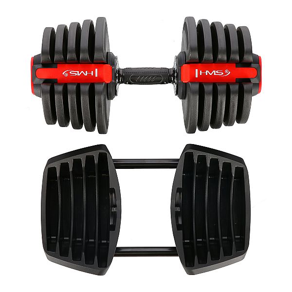 Набірна штанга + гантель HMS SGR40 PRO SET 2IN1 43.5кг