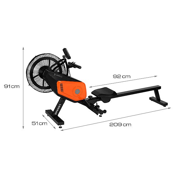 Гребний тренажер повітряний HMS ZP6591