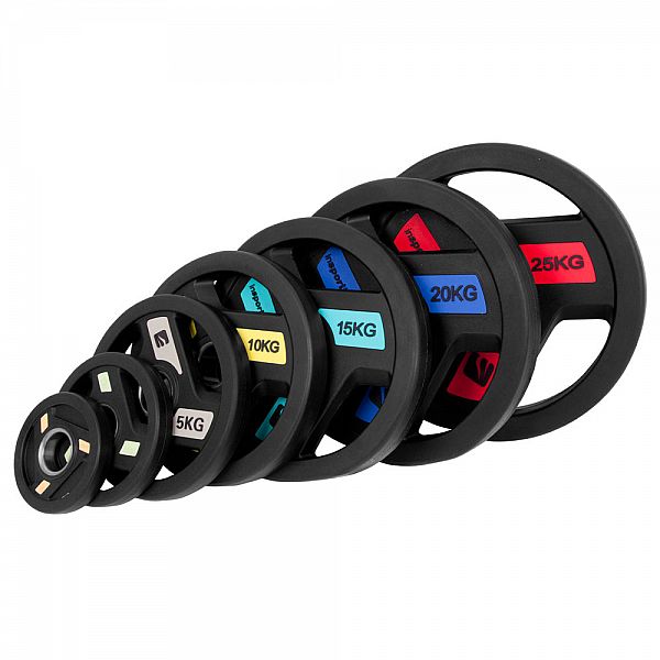 Диск олімпійський прогумований inSPORTline Herk OL 20кг