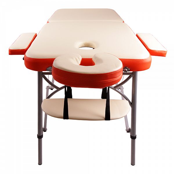 Масажний стіл inSPORTline Tamati 2-Piece Aluminium, чорний
